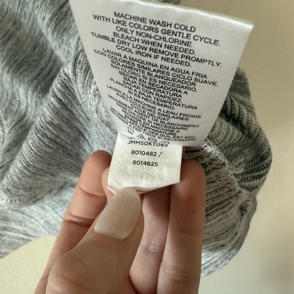 Jones New York Women's Heather Gray Blouse - S - Picture 6 of 8